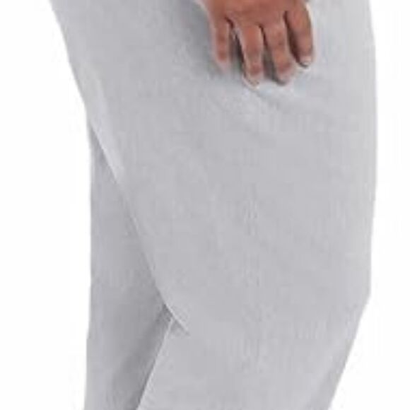 Hilary Radley Light Gray Ankle Length Pants With Smocked Waist - Picture 5 of 7